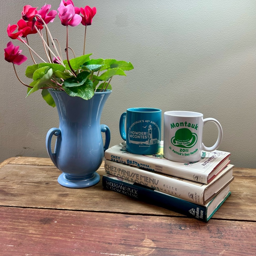 Montauk Blue and White Ceramic Mugs Set - Picture 7 of 7